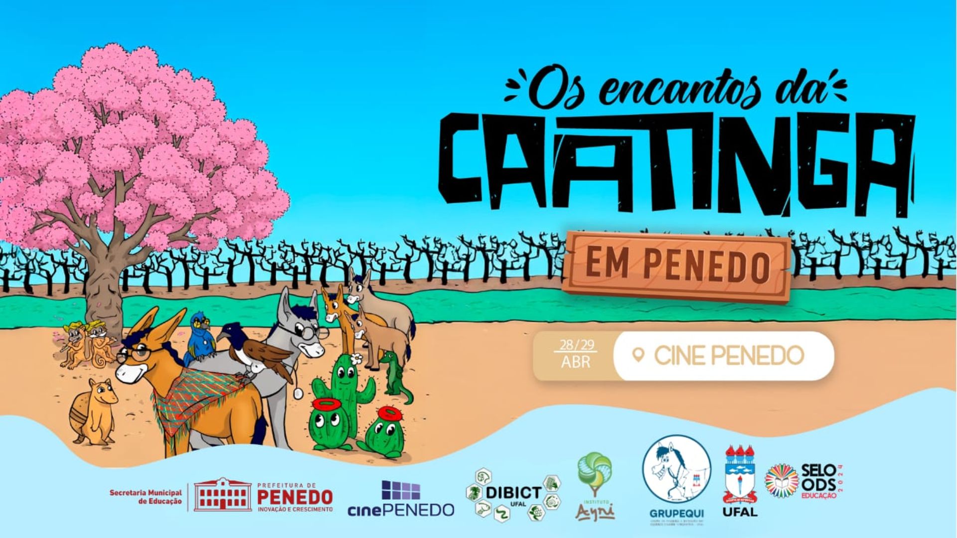 Projeto da Ufal “Os Encantos da Caatinga” promove nova edição do Cine Ambiental em Penedo